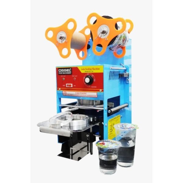 TERMURAH MESIN PRESS CUP / GELAS PLASTIK SEALER OTOMATIS ET-A9 OSSEL