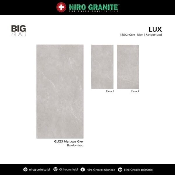 TERMURAH NIRO GRANIT 120 X 240 GLX24 BIG SLAB LUX MATT - Image 3