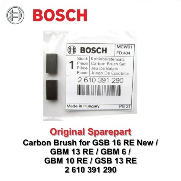 TERMURAH 2610391290 BOSCH CARBON BRUSH GBM 13 RE/ GBM 6 / GSB 10/13/16