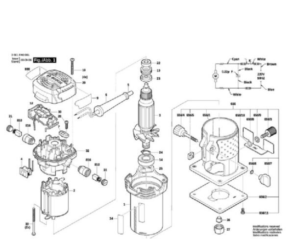 TERMURAH 1619PB3047 BOSCH CARBON BRUSH GKF 550 / SPARE PART - Image 3