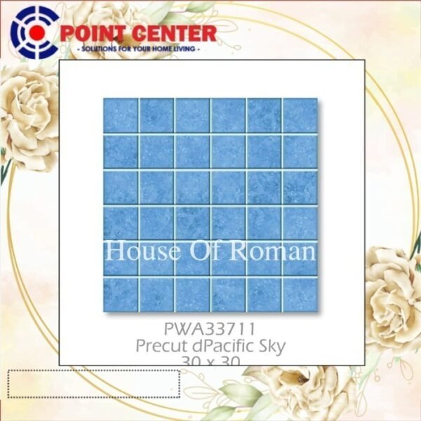 TERMURAH ROMAN KERAMIK PRE CUT 30 X 30 PWA33711 DPACIFIC SKY GOL B