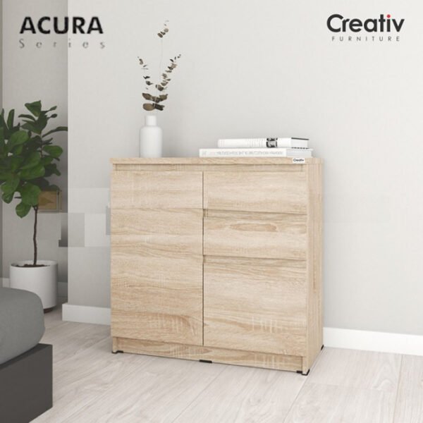 TERMURAH ACTIV FURNITURE ACURA SB 80 X 80 CM NAKAS LEMARI MEJA SAMPING