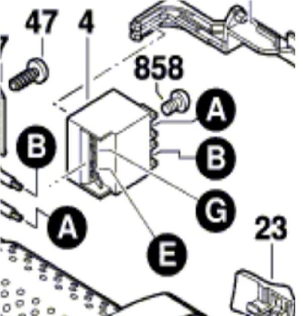 TERMURAH 160720031S BOSCH SWITCH GWS 9-100 S / SPARE PART