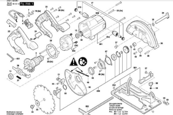 TERMURAH 1607000D17 BOSCH FIELD STATOR GKS 140 / SPARE PART - Image 2