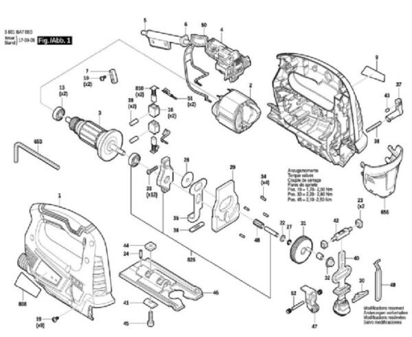 TERMURAH 2607200678 BOSCH SWITCH GST 700 / SPARE PART - Image 2