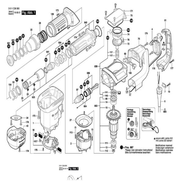 TERMURAH 1619P14877 BOSCH FIELD STATOR GSH 5X/GSH 500 GEN2 - Image 3