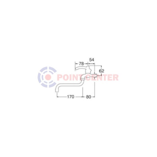 TERMURAH SAN EI A10JSX-HM KRAN DAPUR / KRAN SINK / KRAN ANGSA - Image 2