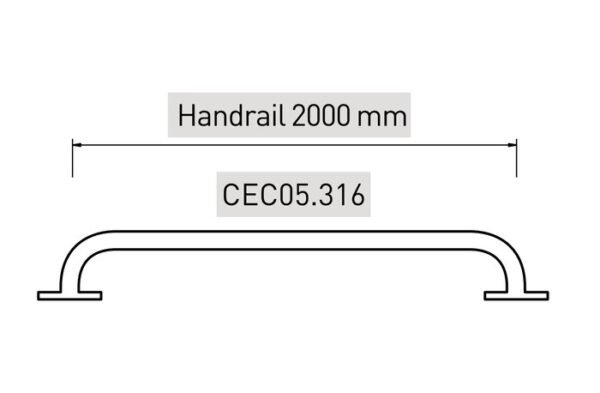 TERMURAH KRIPSOL PEGANGAN TANGAN / HANDRAIL CEC05.316 KOLAM RENANG