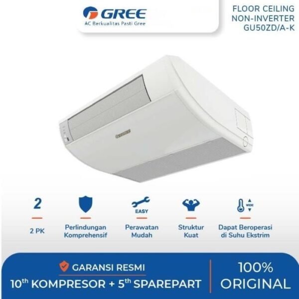 TERMURAH GREE 2 PK GU50ZD/A-K U-MATCH FLOOR CEILING