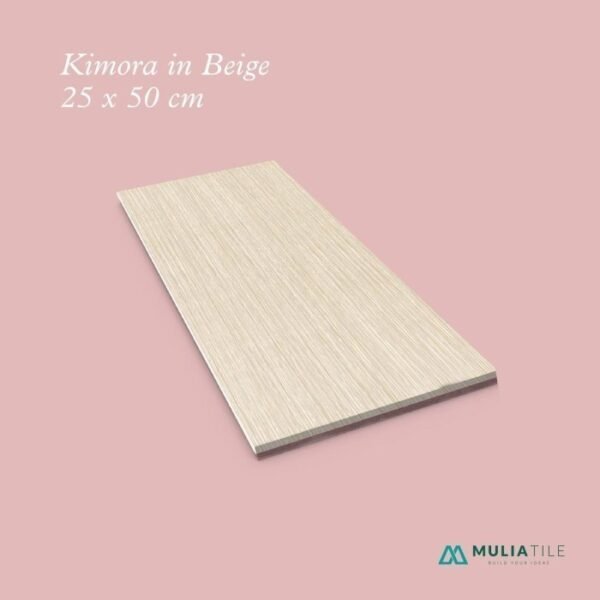 TERBAIK KERAMIK DINDING MULIA TILE 25 X 50 KIMORA BEIGE