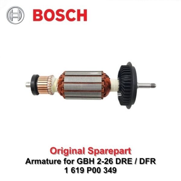 TERMURAH 1619P00349 BOSCH ARMATURE GBH 2-26 DRE SPARE PART ORIGINAL