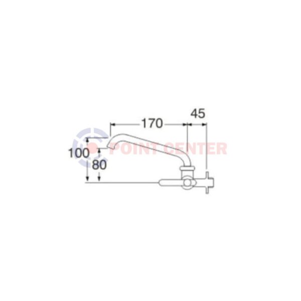 TERMURAH SAN EI A27JRN KRAN DAPUR / KRAN SINK / KRAN ANGSA - Image 2