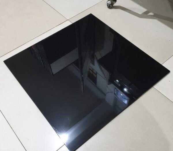 TERMURAH 80 X 80 GRANIT HITAM POLOS GLOSSY KILAP BLACK - Image 3