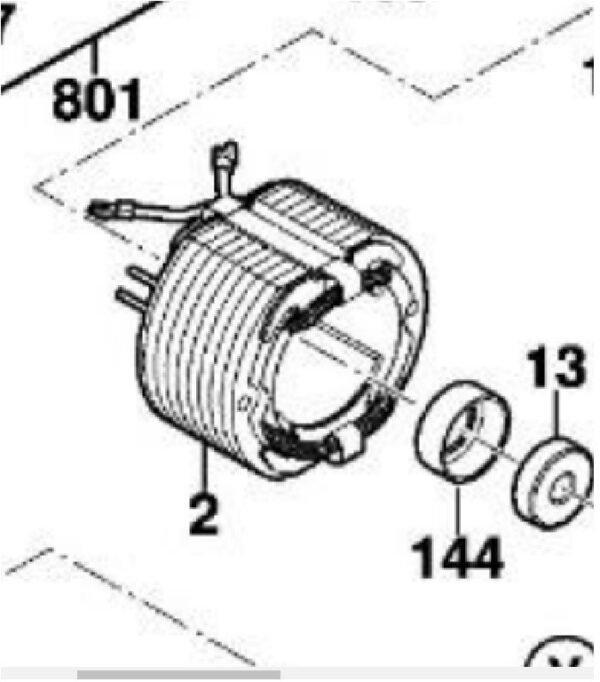 TERMURAH 1609203K86 BOSCH FIELD STATOR GTS 10 J / SPARE PART