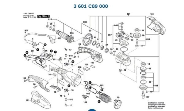 TERMURAH 1619P09115 BOSCH ARMATURE GOP 12 E / SPARE PART - Image 3