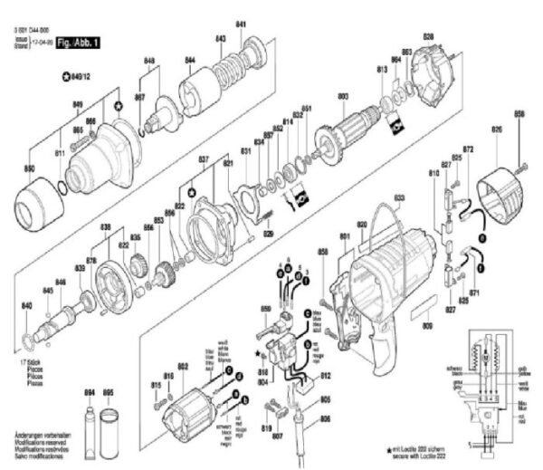 TERMURAH 1619PA2438 BOSCH CARBON BRUSH GDS 18 E SPARE PART - Image 3