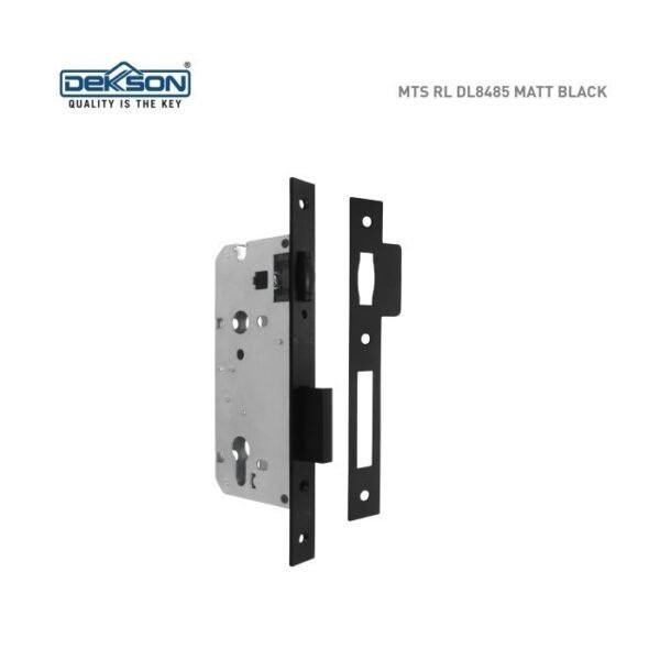 TERMURAH DEKKSON Body Kunci Pelor MORTISE LOCK MTS RL DL8485 MAT BLACK - Image 3